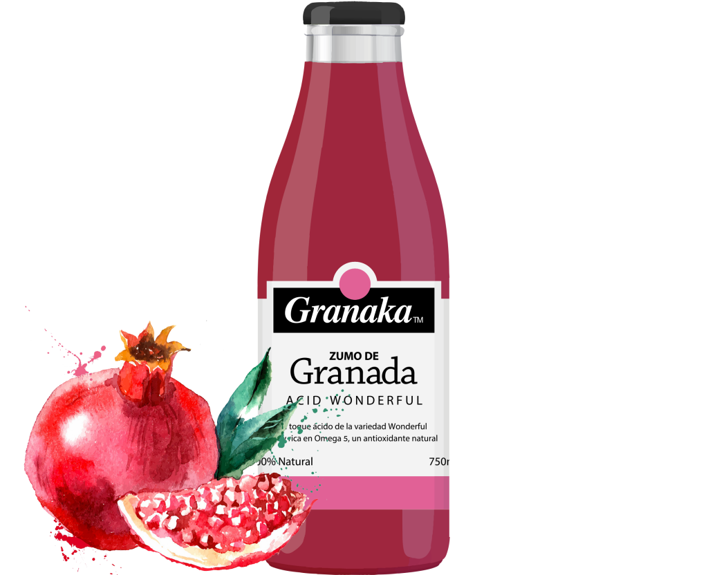 zumo de granada wondeful - pomegranate juice wionderful